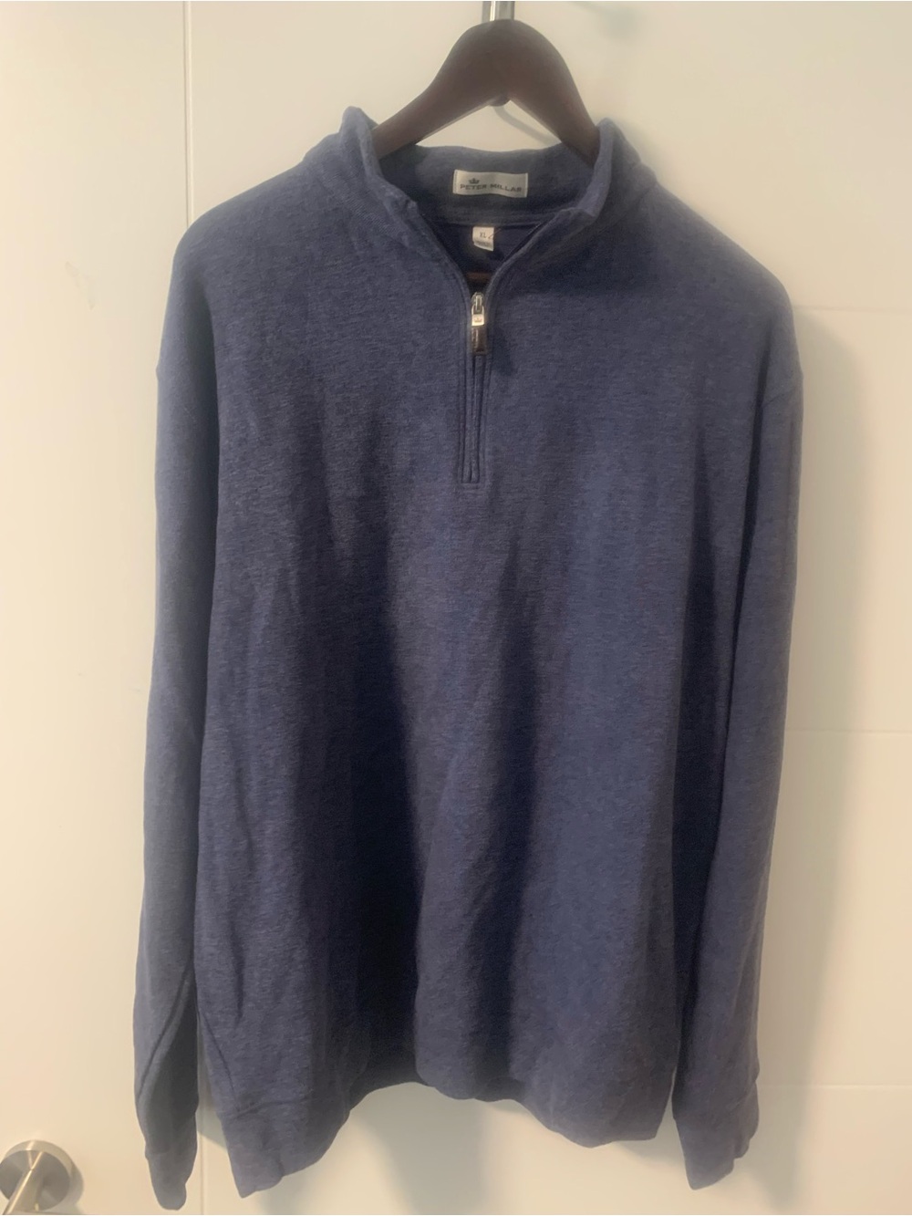 Peter Millar Navy Half-Zip Pullover Sweater A14